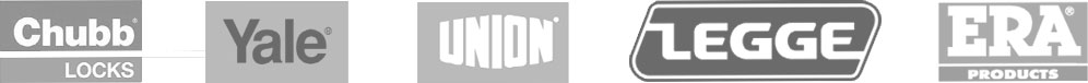 logos Chubb, Era, Union, Yale, Legge locks